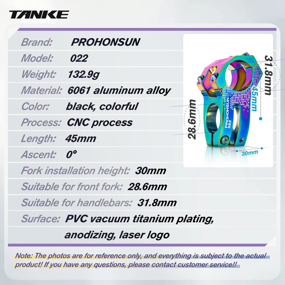 TANKE Stem CNC Aluminum
