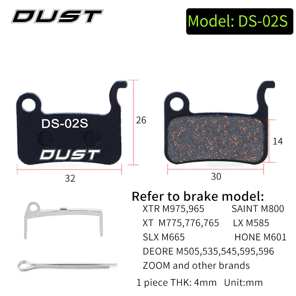 DUST 1 Pair Semi-Metal Brake Pads