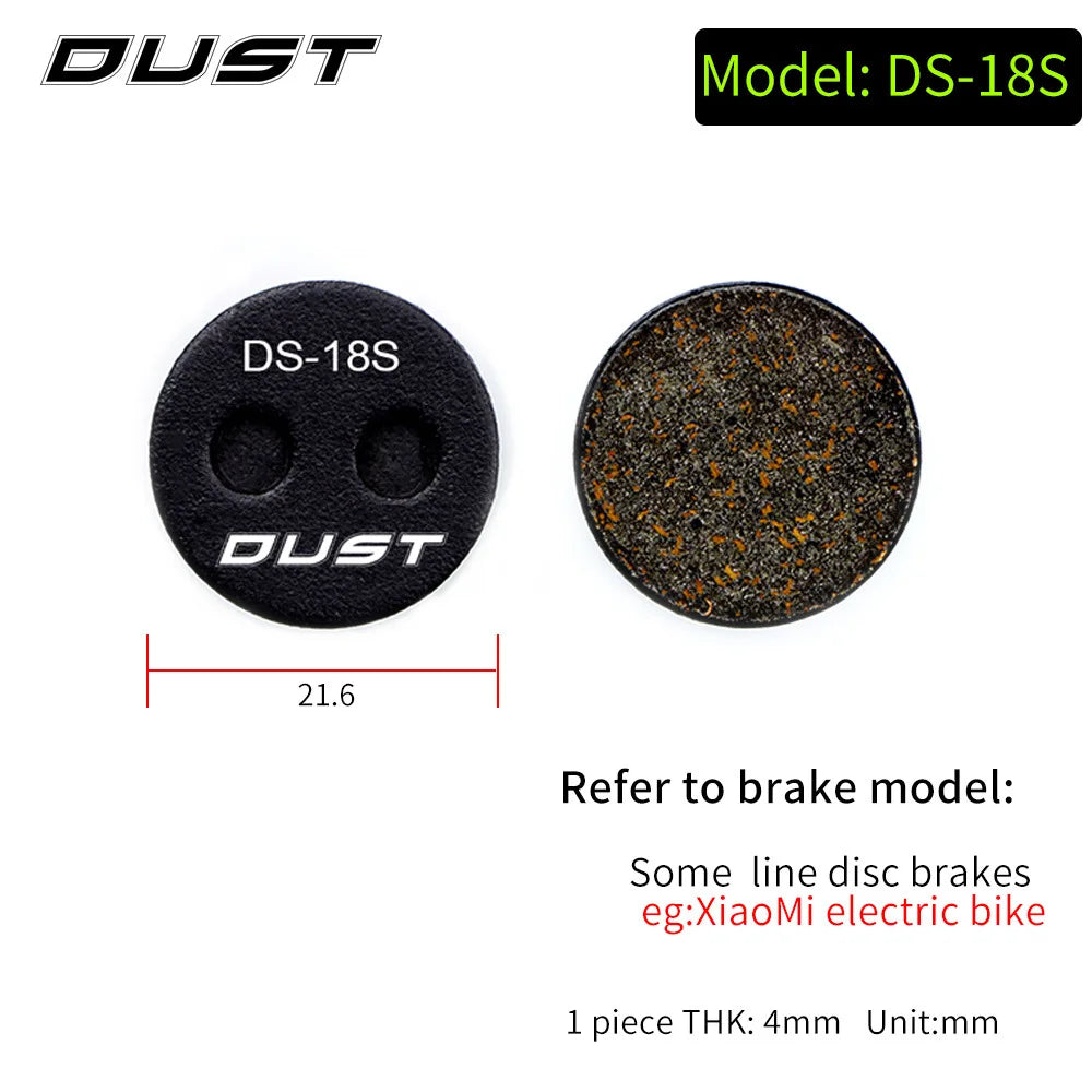 DUST 1 Pair Semi-Metal Brake Pads