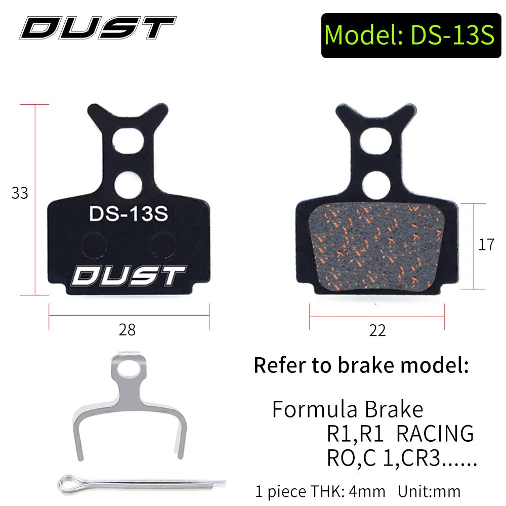 DUST 1 Pair Semi-Metal Brake Pads