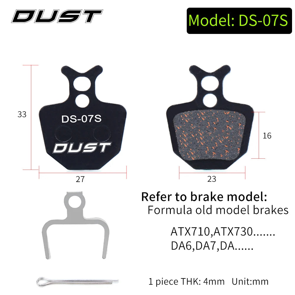 DUST 1 Pair Semi-Metal Brake Pads