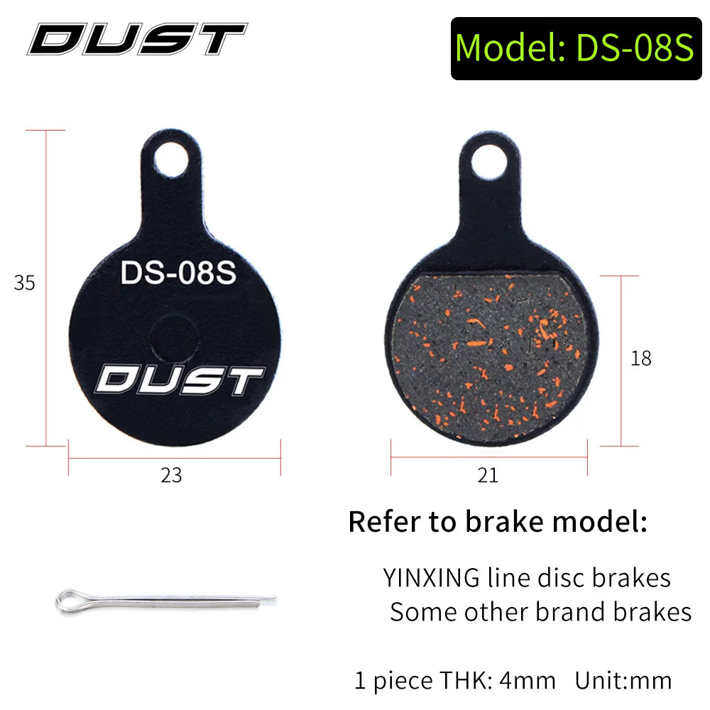 DUST 1 Pair Semi-Metal Brake Pads