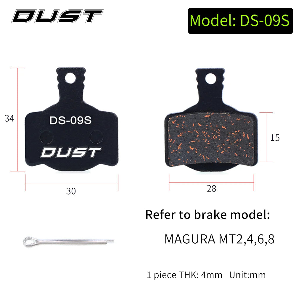 DUST 1 Pair Semi-Metal Brake Pads