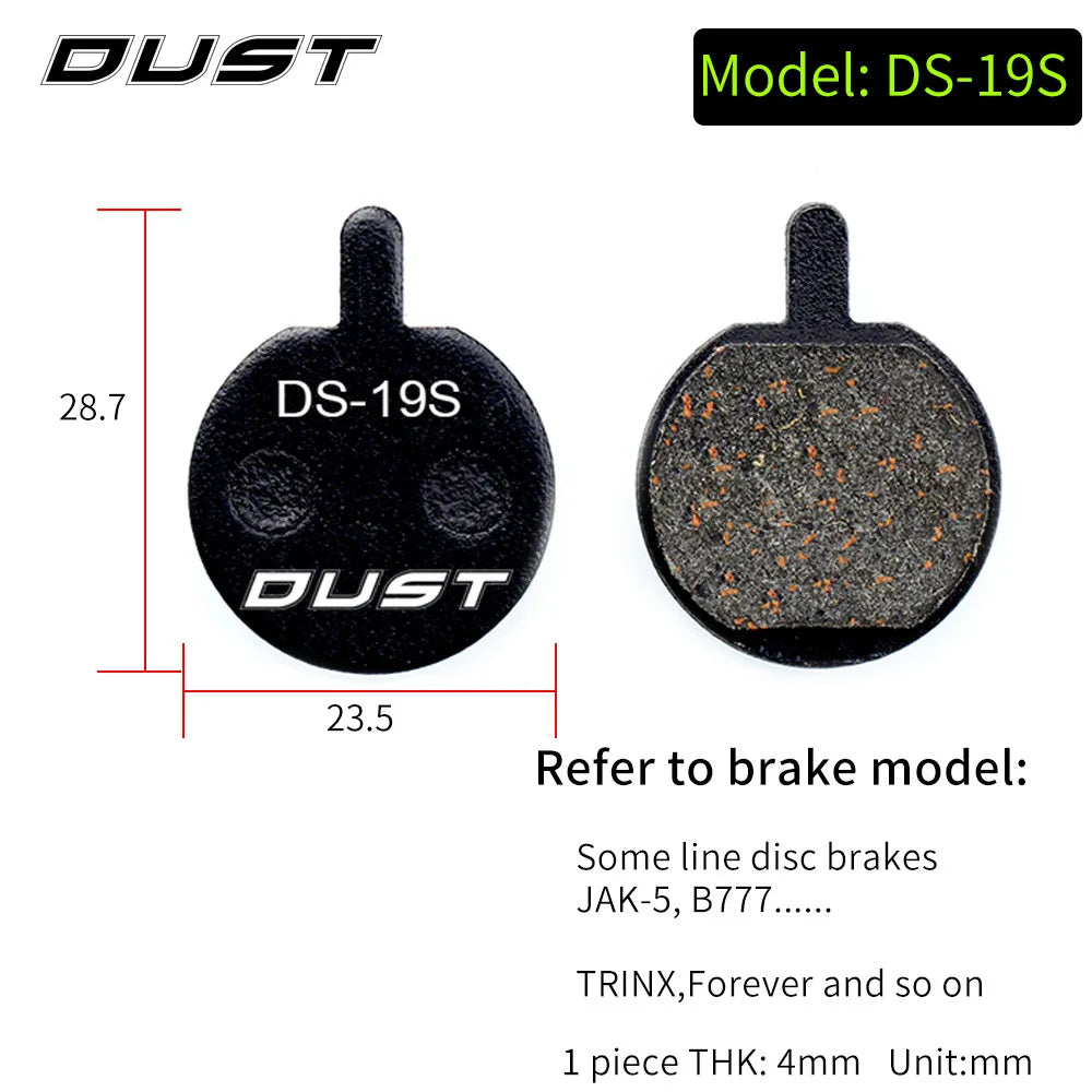 DUST 1 Pair Semi-Metal Brake Pads