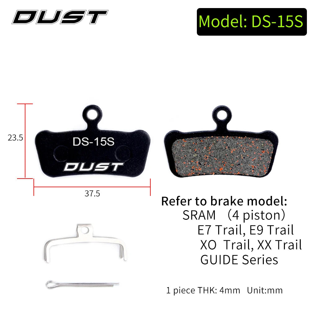 DUST 1 Pair Semi-Metal Brake Pads