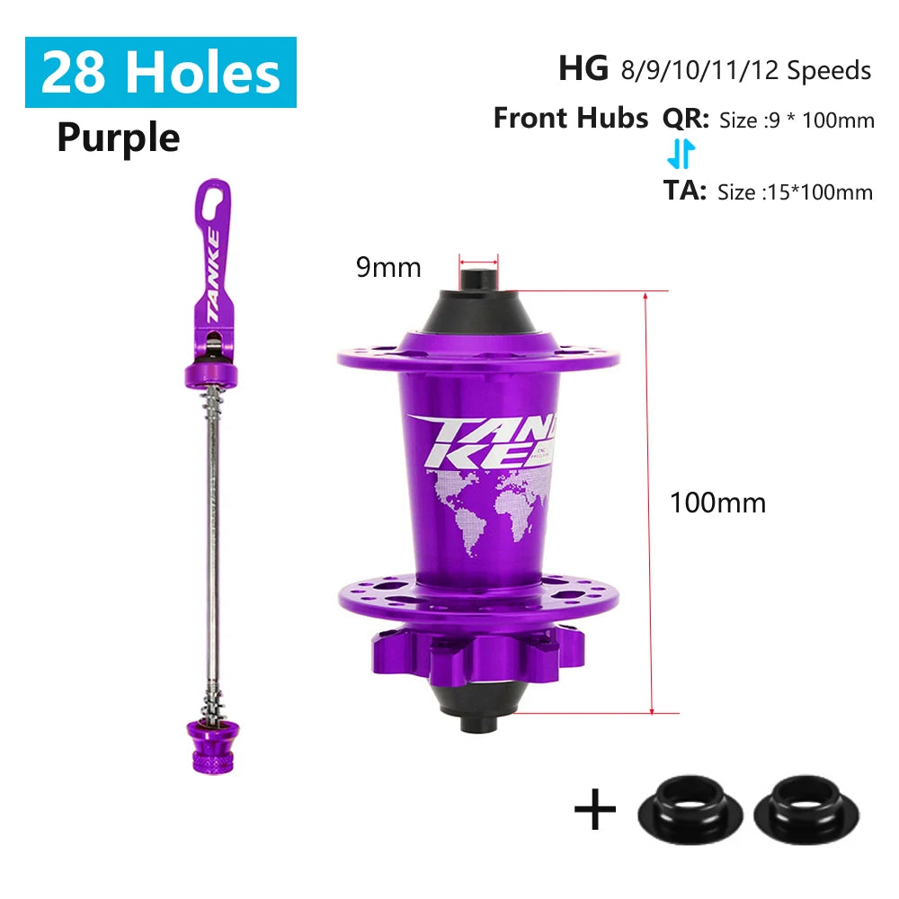 TANKE 120 Click Hub 6 Bearing MTB Hub Front Rear