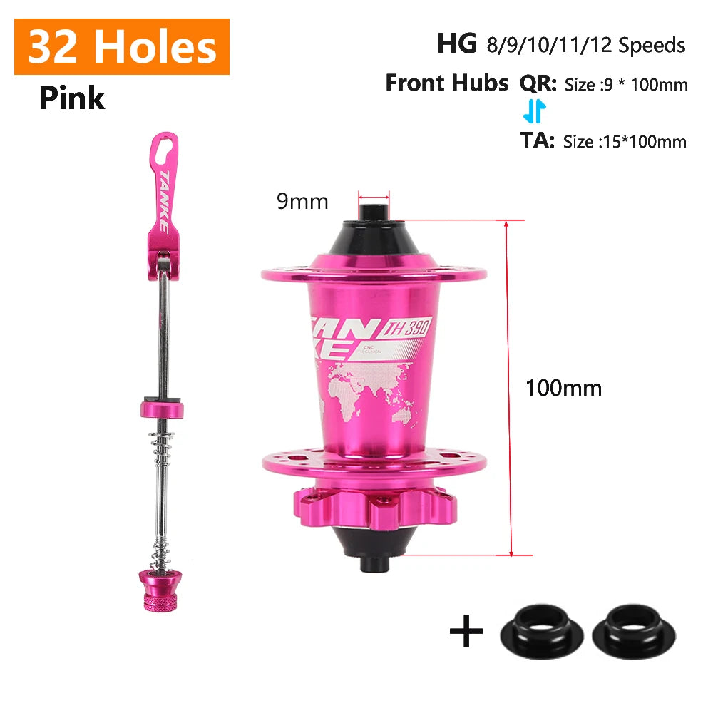 TANKE 120 Click Hub 6 Bearing MTB Hub Front Rear
