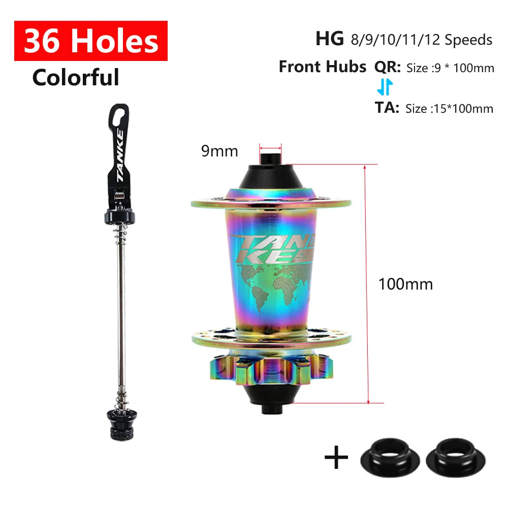 TANKE 120 Click Hub 6 Bearing MTB Hub Front Rear