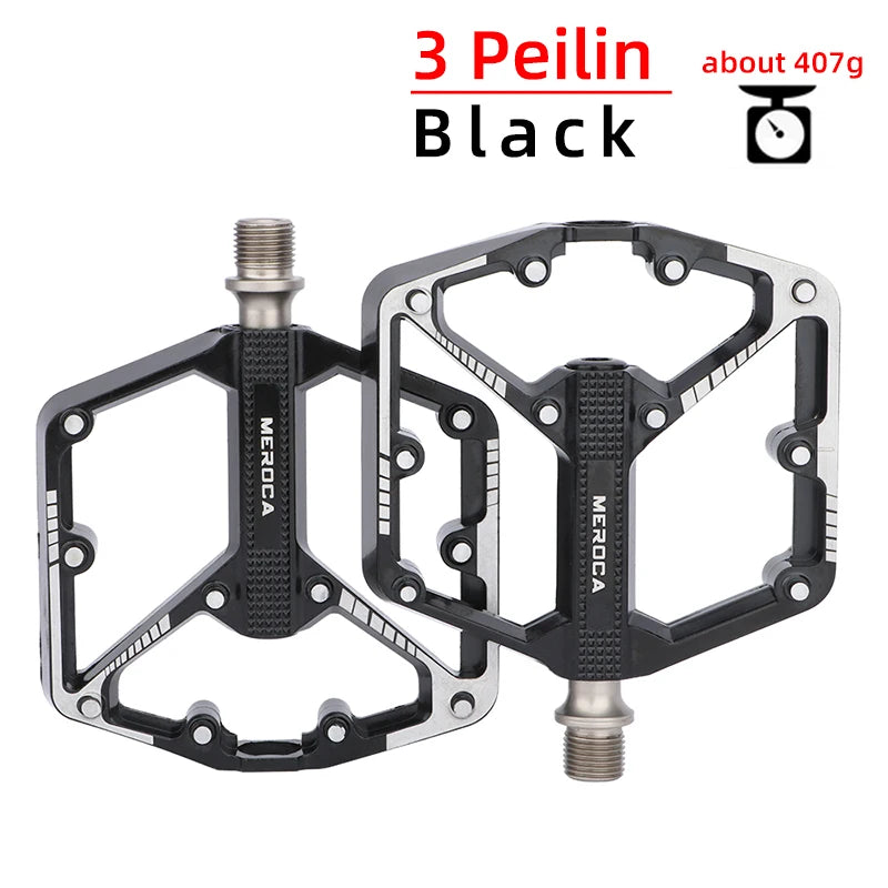 MEROCA Ultralight Pedal Non-slip Plating/Black