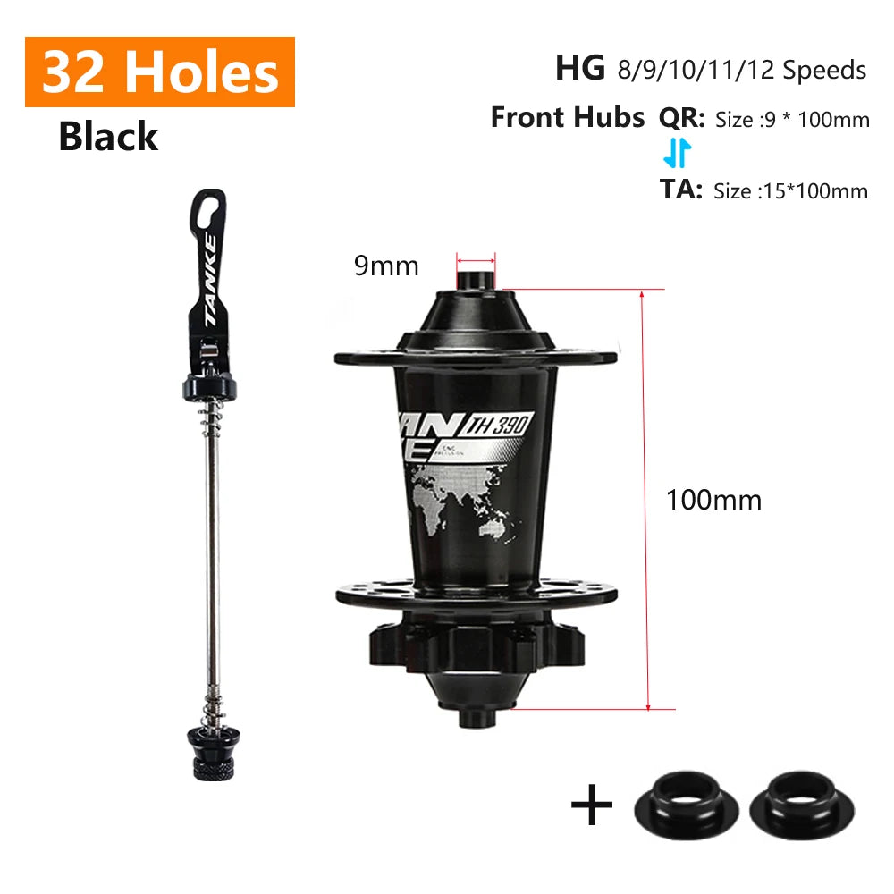 TANKE 120 Click Hub 6 Bearing MTB Hub Front Rear