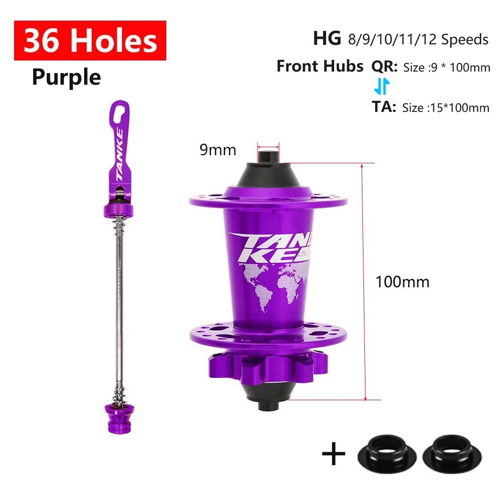 TANKE 120 Click Hub 6 Bearing MTB Hub Front Rear