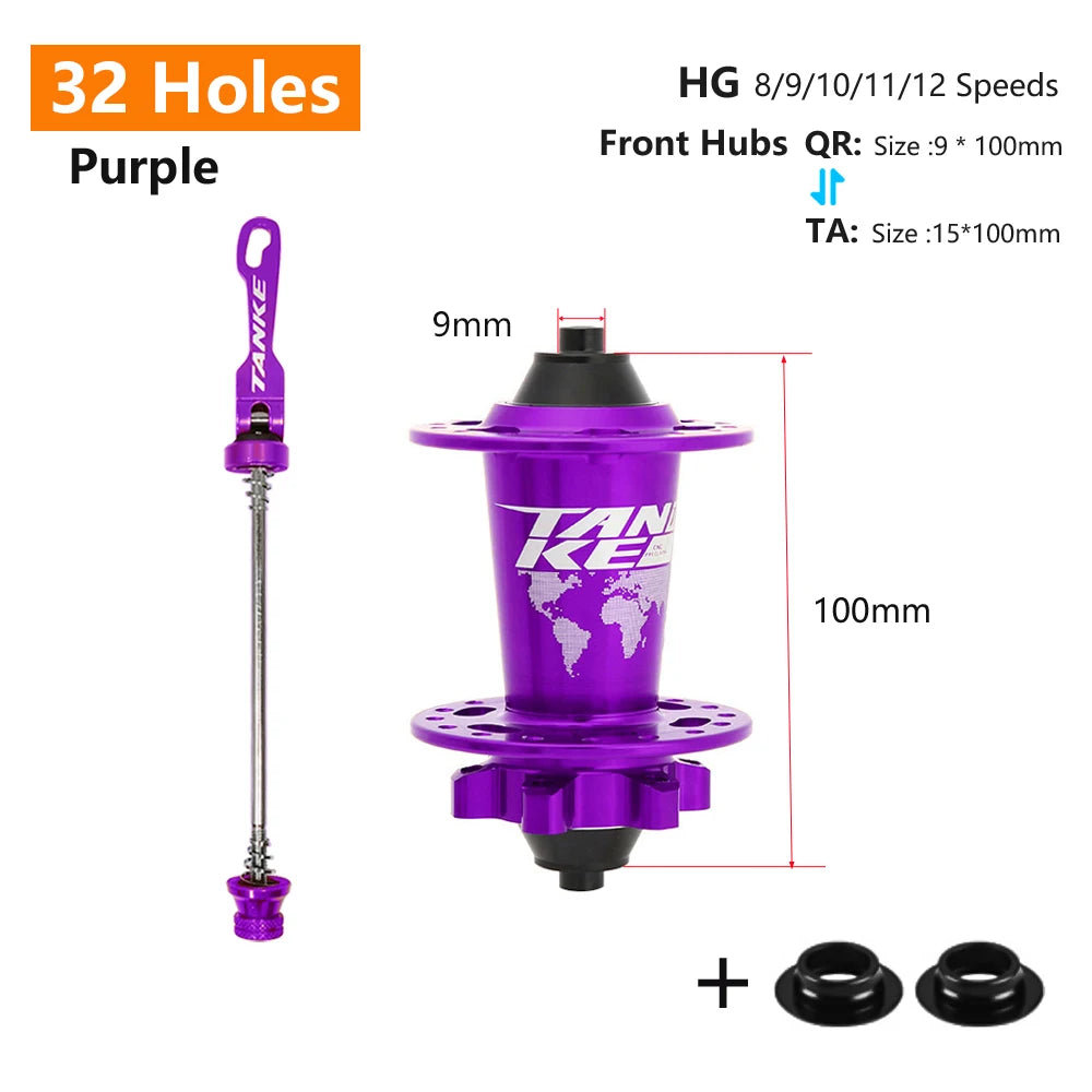 TANKE 120 Click Hub 6 Bearing MTB Hub Front Rear