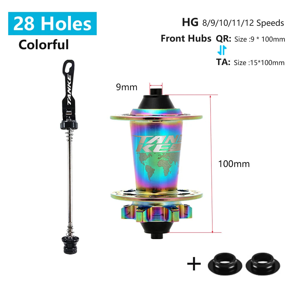 TANKE 120 Click Hub 6 Bearing MTB Hub Front Rear