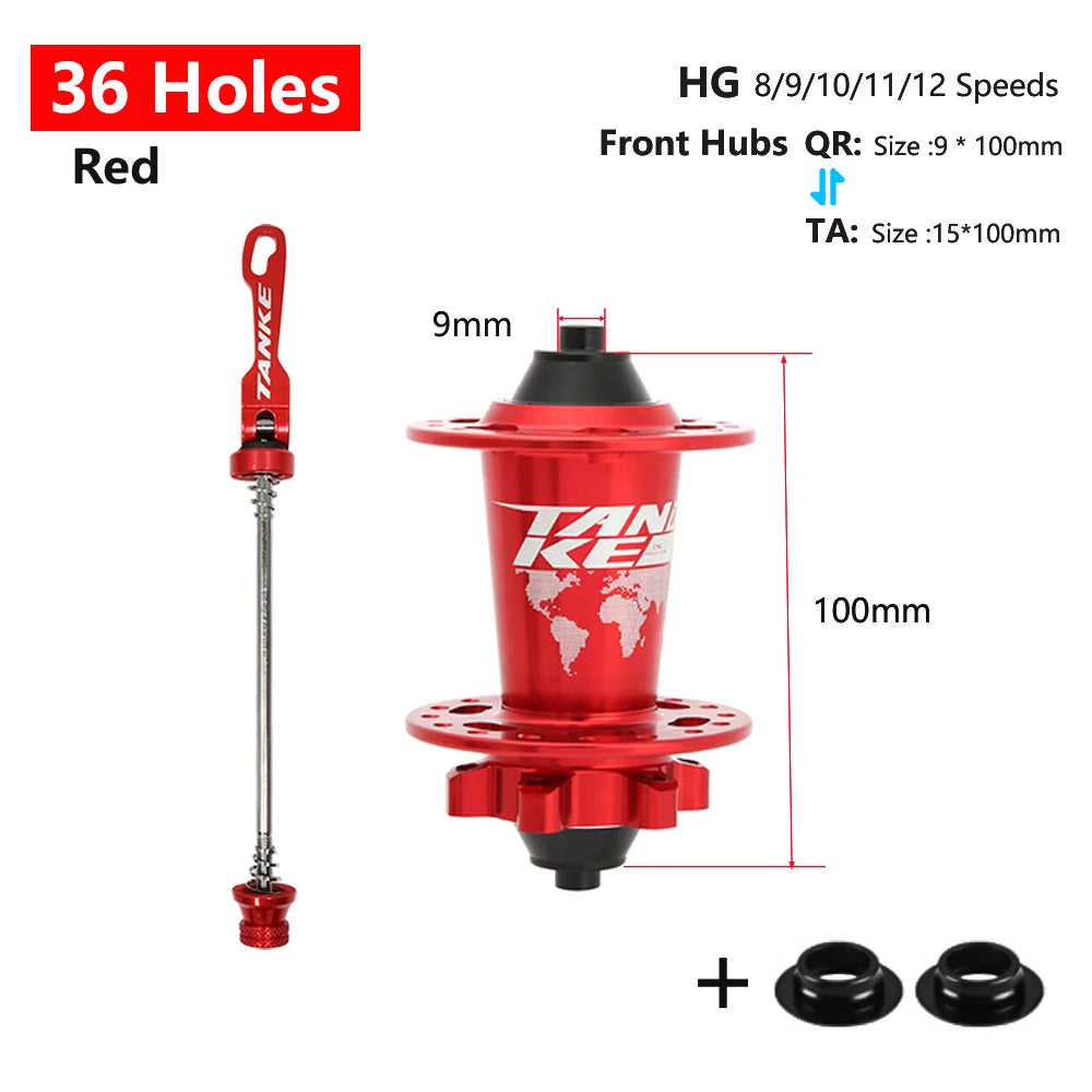 TANKE 120 Click Hub 6 Bearing MTB Hub Front Rear