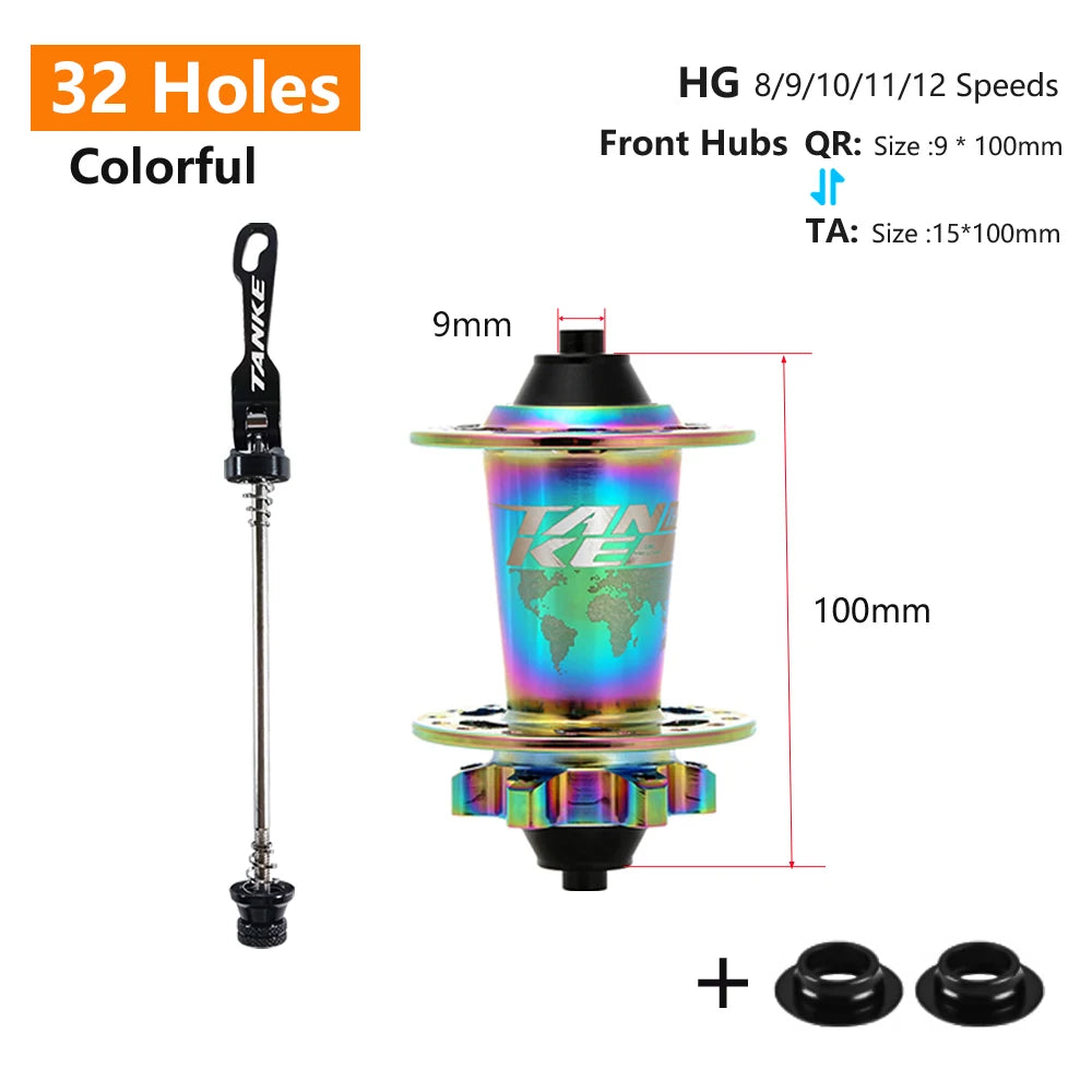 TANKE 120 Click Hub 6 Bearing MTB Hub Front Rear