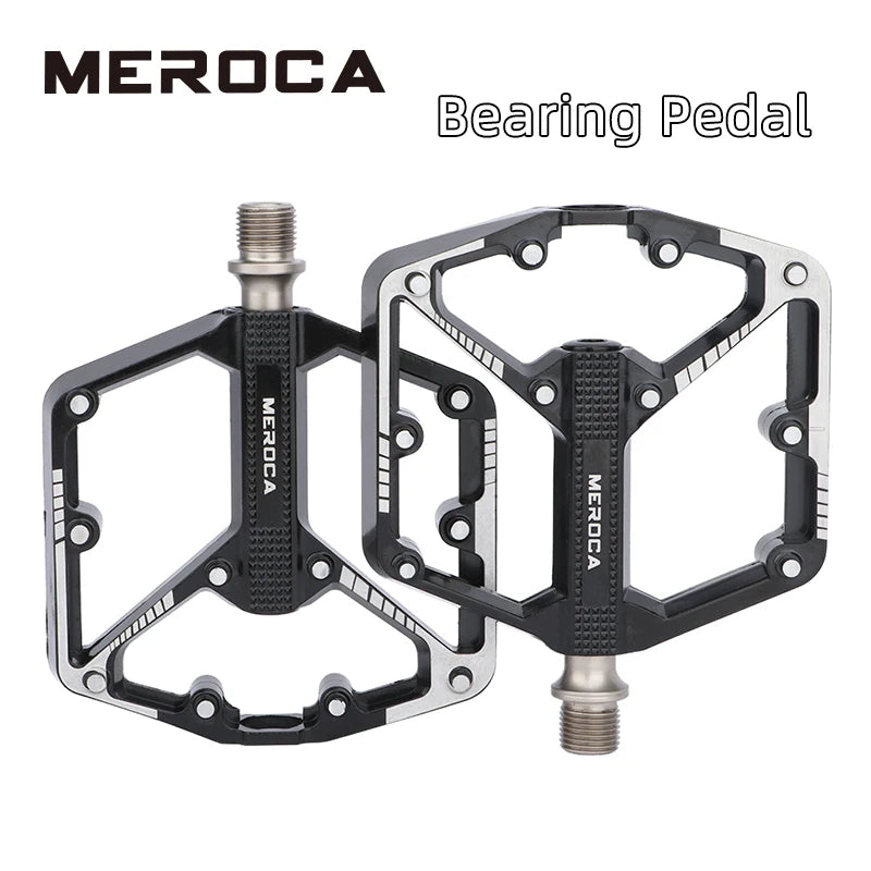MEROCA Ultralight Pedal Non-slip Plating/Black